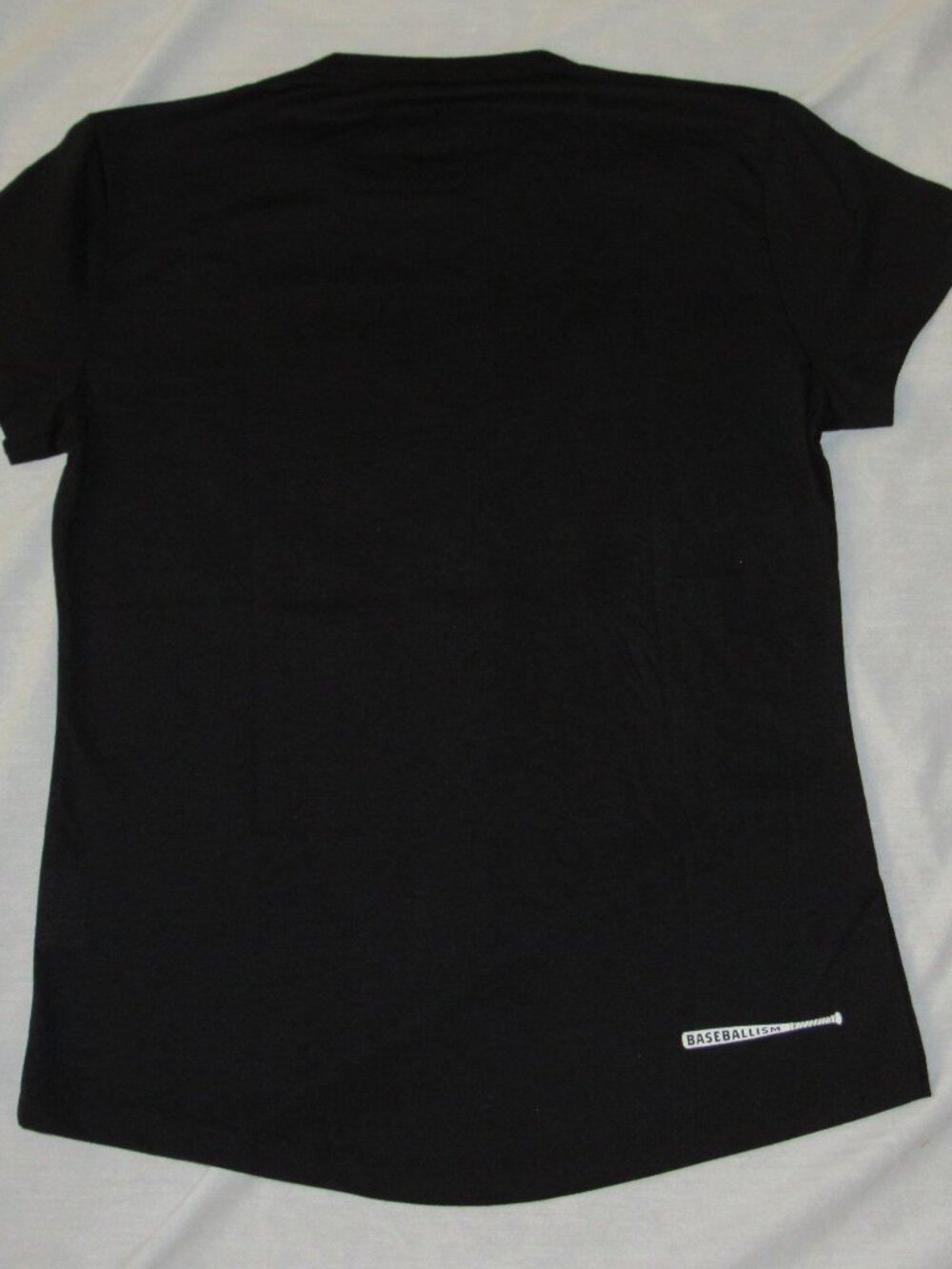 NWT Baseballism Baseball Heart Seams Black Short Sleeve T Shirt Women's XXL - Picture 2 of 4
